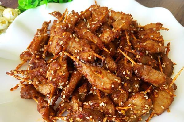 牙签肉的做法图解5