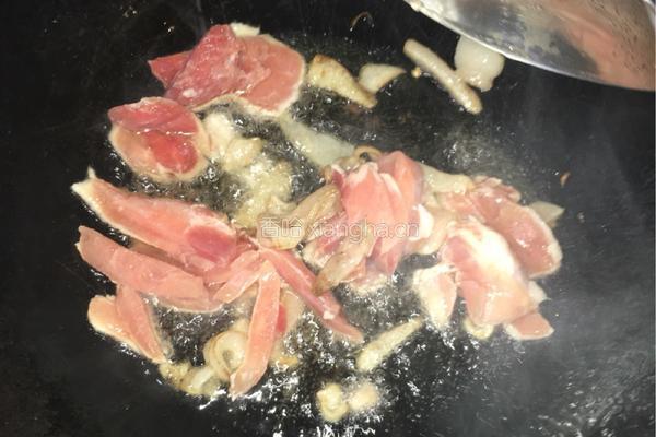 肉炒胡萝卜的做法图解4
