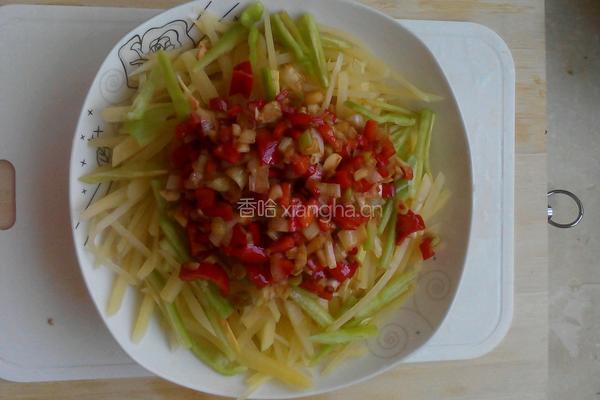凉调酸辣土豆丝的做法图解5