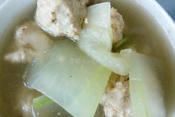 冬瓜丸子汤的做法图解3