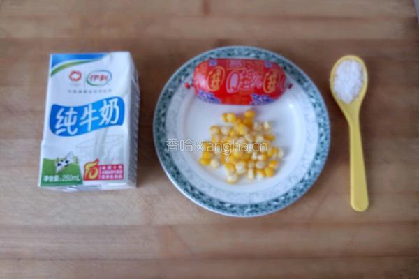 玉米浓汤的做法图解1