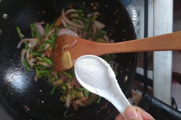 豆角炒茄条的做法图解6