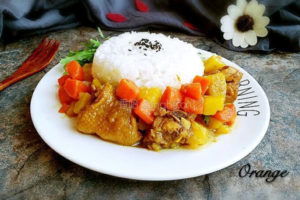 咖喱鸡肉饭的做法图解10
