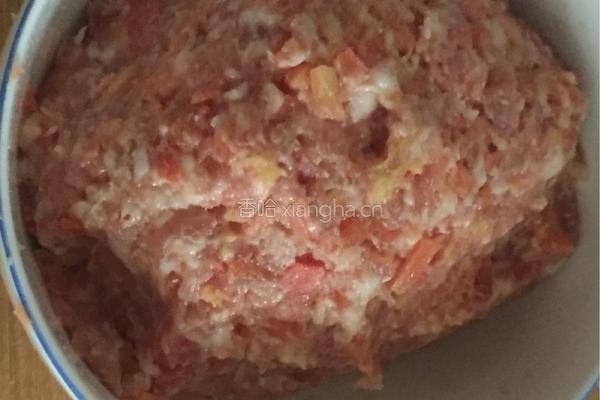 猪肉水饺的做法图解2