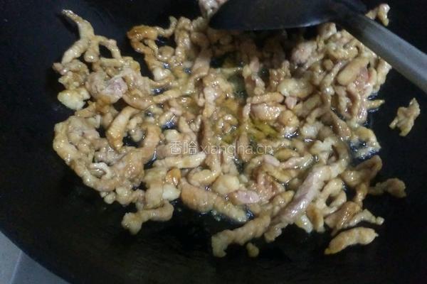 姜丝肉的做法图解8