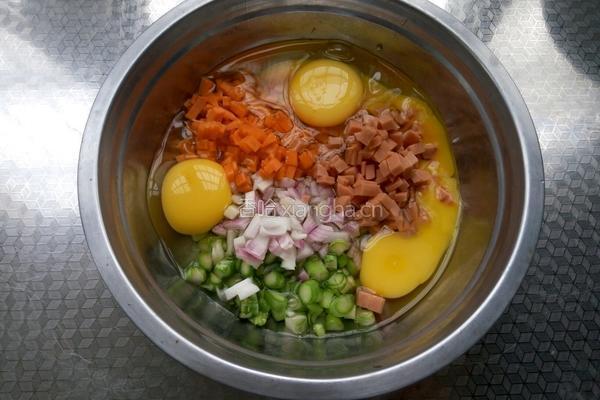 蔬菜大米饼的做法图解1