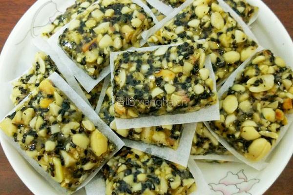 黑芝麻花生糖的做法图解14