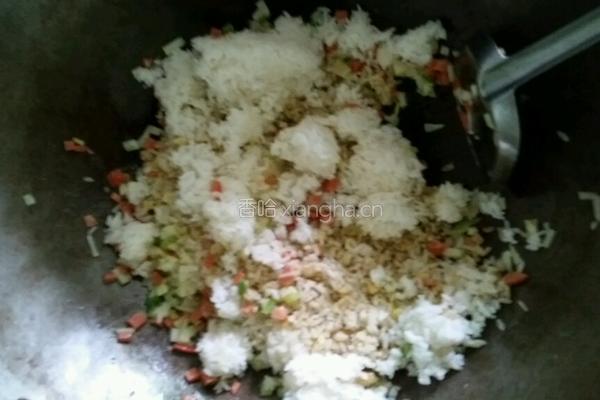 家常蛋炒饭的做法图解5