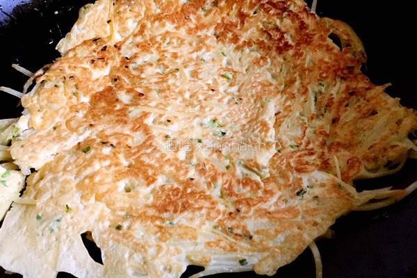香煎土豆丝蛋饼的做法图解4