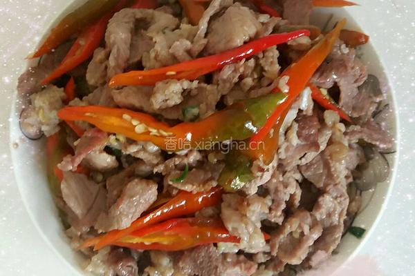 泡椒炒肉的做法图解5