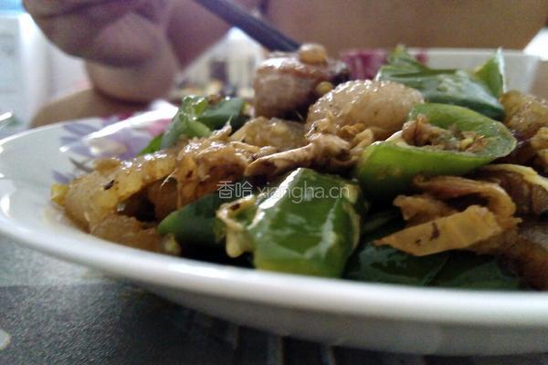 青椒回锅肉的做法图解4