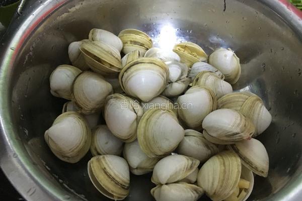 辣炒白蚬子的做法图解2