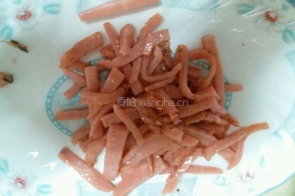 火腿炒鸡蛋的做法图解5