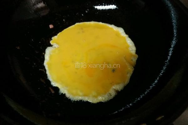 火腿炒鸡蛋的做法图解6