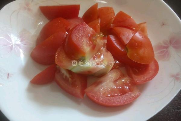 番茄蒜香豆腐的做法图解3