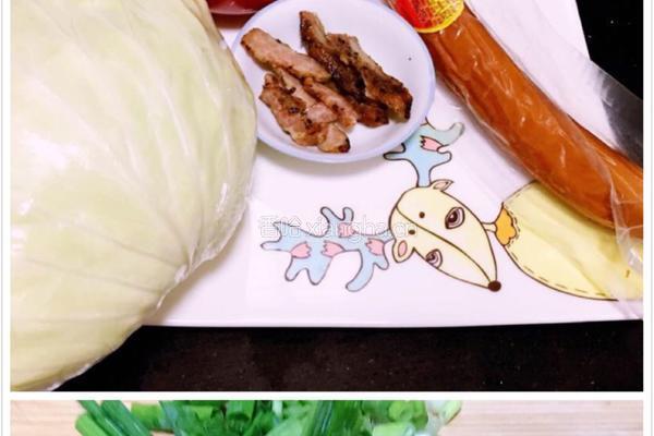 美式烤肉烤肠炒饭的做法图解1