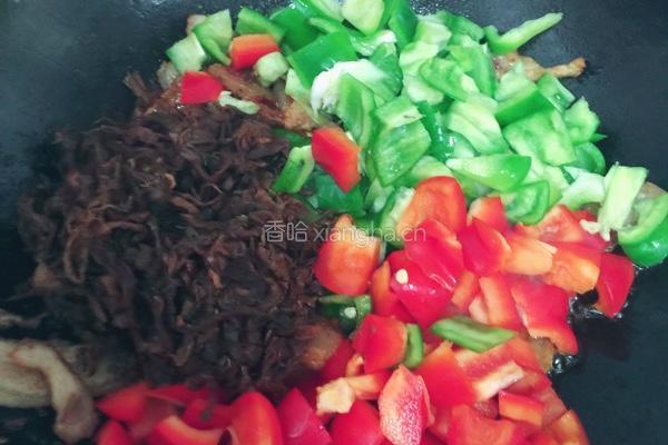 彩椒冬菜五花肉的做法图解8
