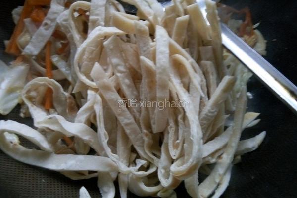 素炒饼丝的做法图解7