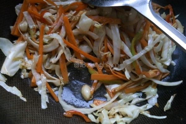 素炒饼丝的做法图解6