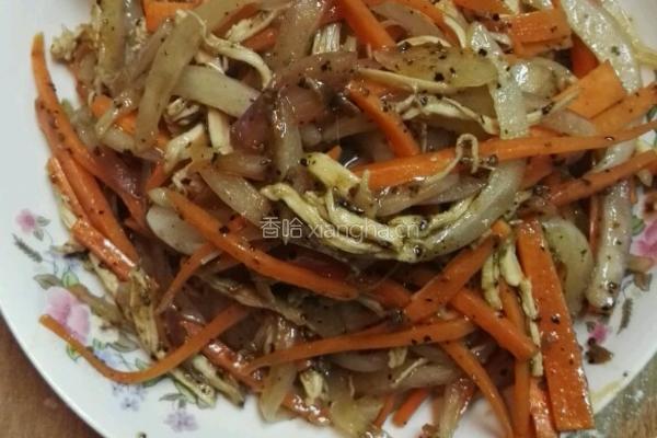黑椒手撕鸡肉卷的做法图解6