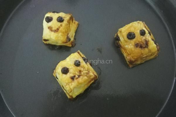 巧克力笑脸千层酥的做法图解11