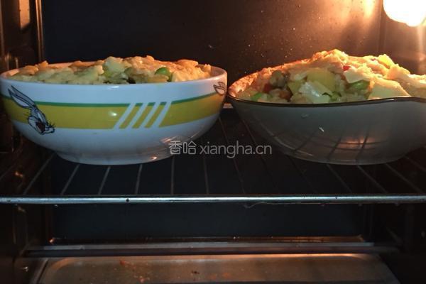 咖喱鸡肉焗饭的做法图解9