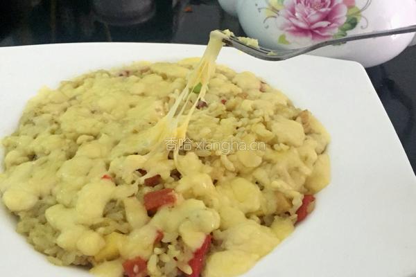 咖喱鸡肉焗饭的做法图解10