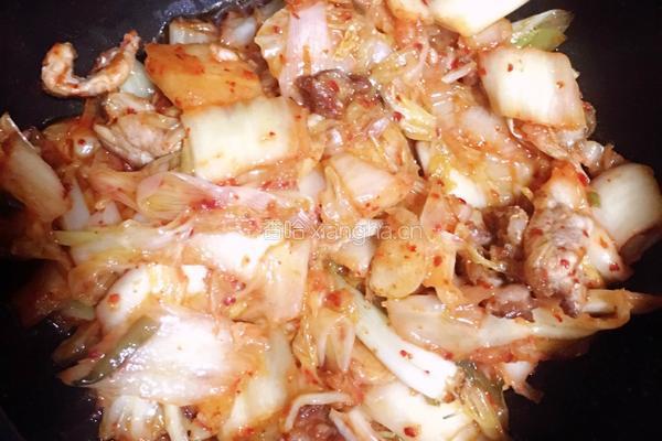 韩式辣白菜豆腐汤的做法图解8