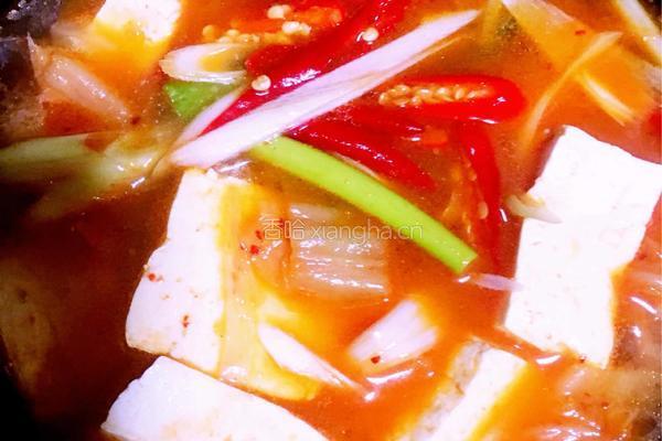 韩式辣白菜豆腐汤的做法图解11