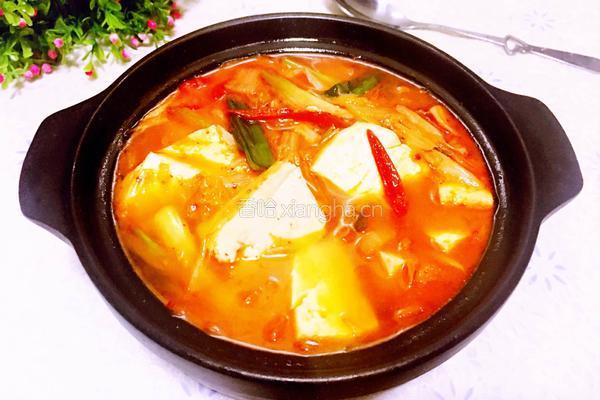 韩式辣白菜豆腐汤的做法图解13