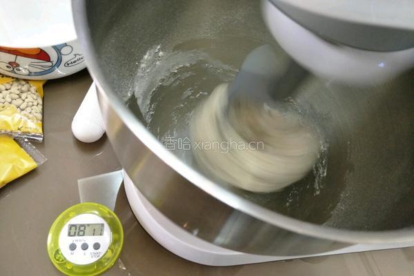 益糖全麦红豆酸奶面包(糖尿病糖友食谱)(减肥瘦身适用)的做法图解3