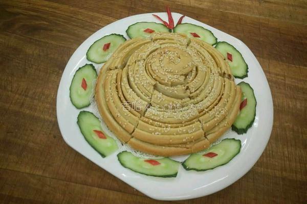 芝麻酱圈圈饼的做法图解4