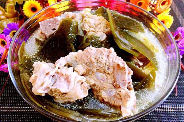 排骨炖海带的做法图解8