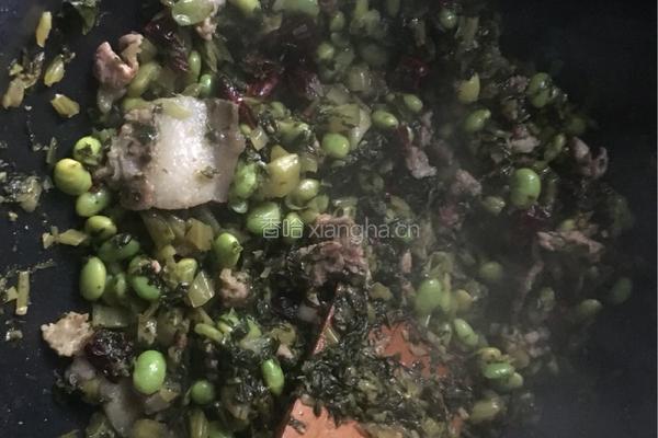 酸菜毛豆的做法图解8
