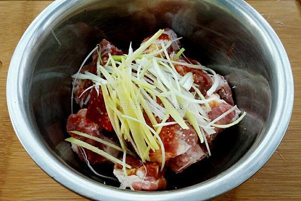 腐乳蒸排骨的做法图解3