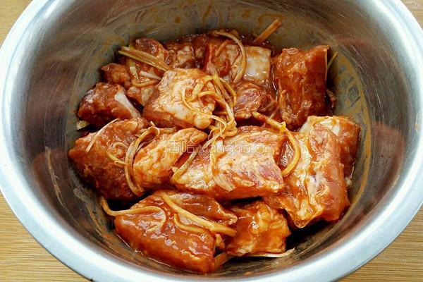 腐乳蒸排骨的做法图解4