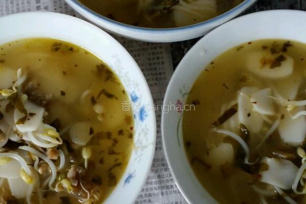 鸭汤煮饵块的做法图解7
