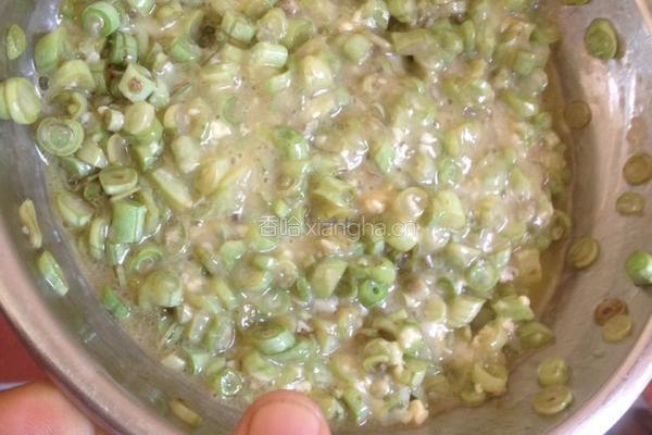 豆角煎蛋的做法图解3