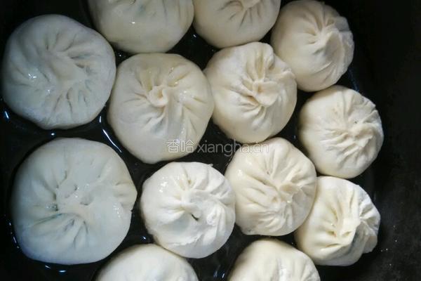 虾仁素煎包的做法图解8