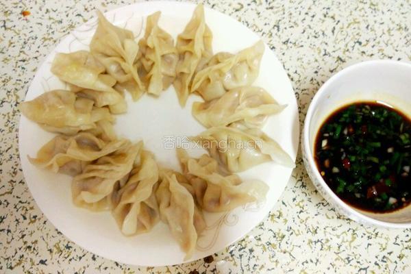 猪肉白菜馅蒸饺的做法图解4