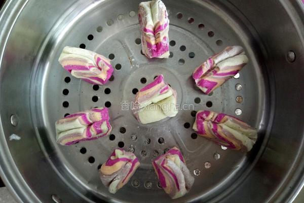 水果花卷的做法图解2
