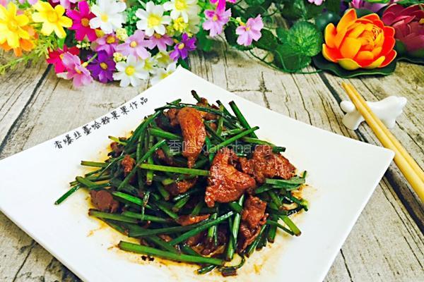 香爆韭薹猪肉的做法图解10