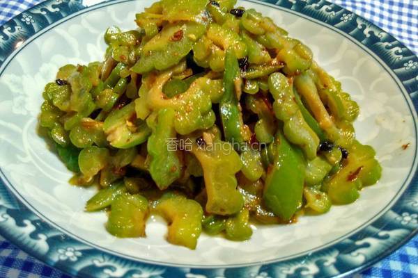 辣椒炒苦瓜的做法图解8