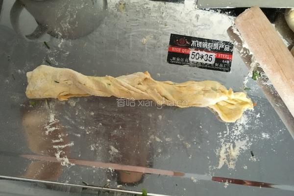 掉渣葱花饼的做法图解6