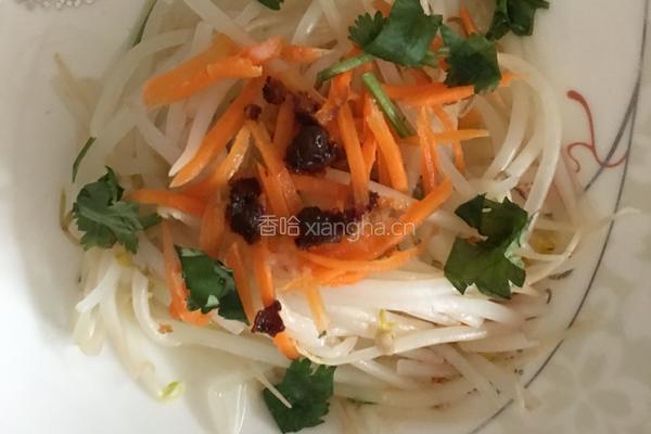凉拌豆芽菜的做法图解3