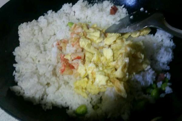 什锦炒饭的做法图解6