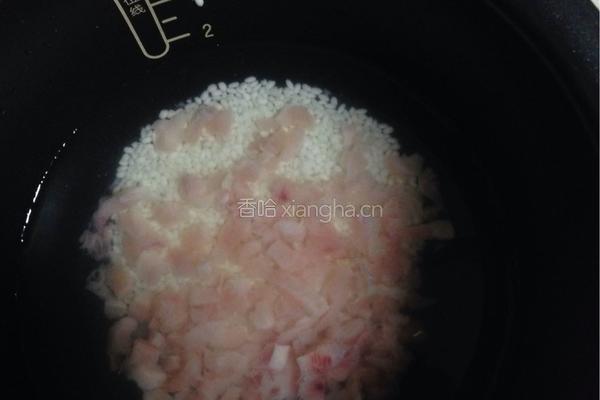 蔬菜鸡肉粥的做法图解3
