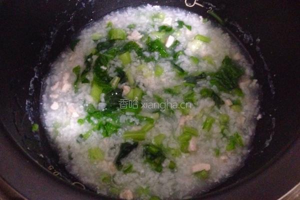 蔬菜鸡肉粥的做法图解6