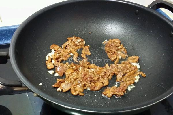 茭筍炒肉絲的做法图解3