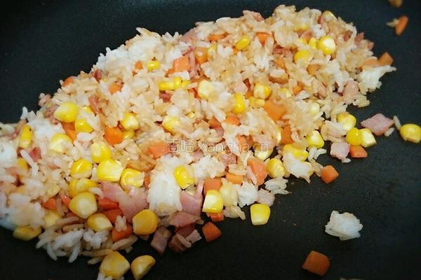 甜椒芝士焗饭的做法图解4